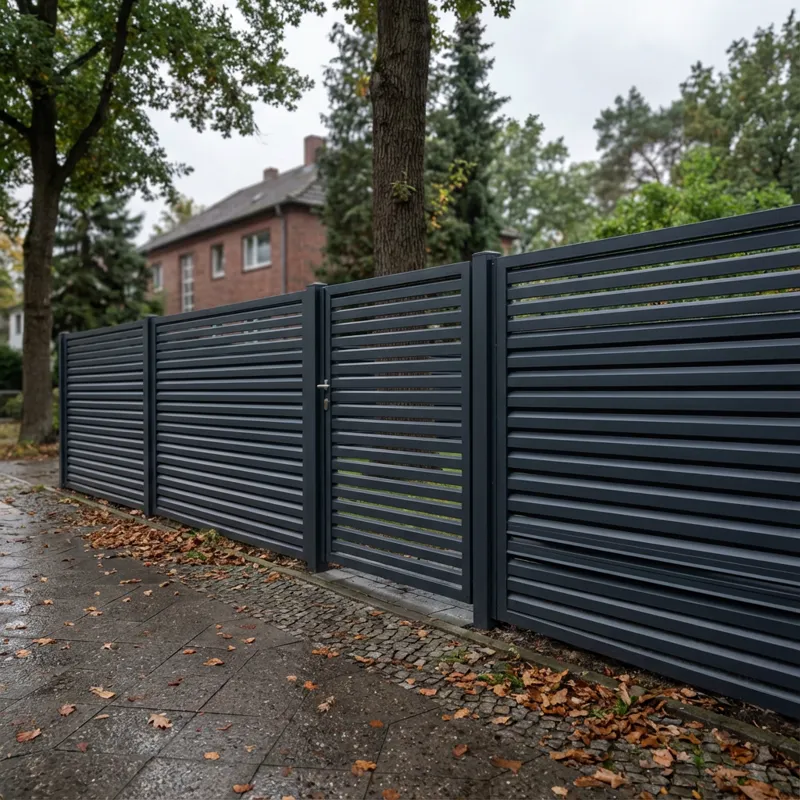 Zaunanlage Privatgrundstück